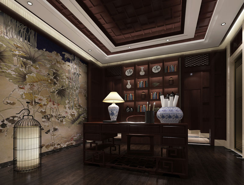 雋永筆觸營造室內(nèi)裝飾的水墨丹青 四合院中式裝修室內(nèi)設(shè)計借鑒