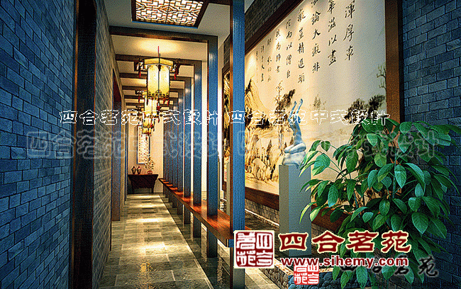 中式茶樓設(shè)計(jì)效果